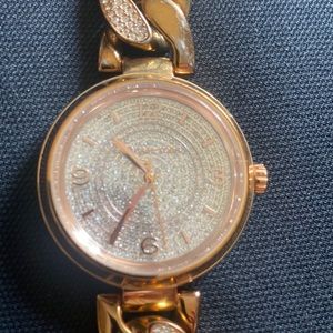 Michael Kors rose gold watch